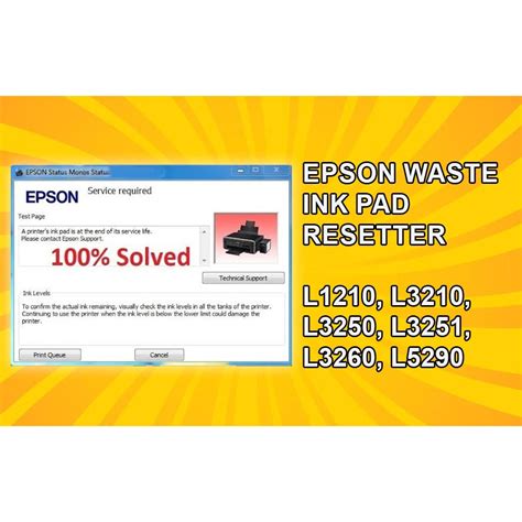 Epson Resetter Waste Inkpad Resetter L L L L