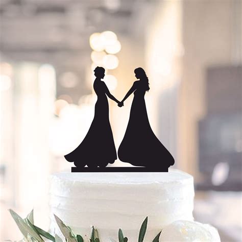 Lesbian Wedding Cake Topperlesbian Cake Toppersame Sex Cake Etsy