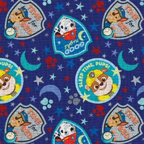 Paw Patrol Fat Quarter 100 Cotton Fabric Etsy