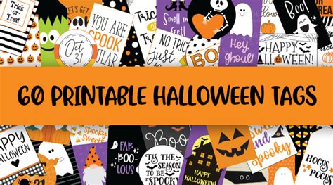 Free Printable Halloween Tags Printabulls Worksheets Library