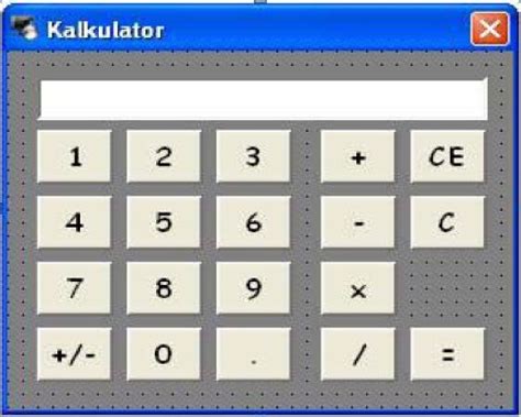 Cara Membuat Program Kalkulator Sederhana Dengan Delphi Ciko Blogs Images