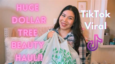 Huge Dollar Tree Beauty Haul Tiktok Viral Finds Makeup Youtube