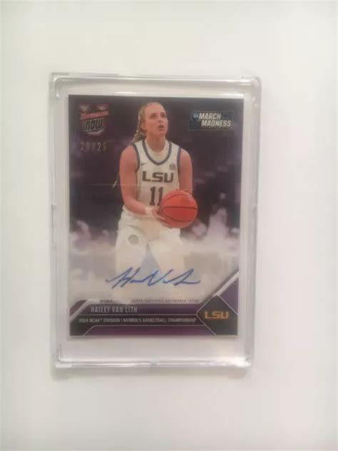 2024 BOWMAN U Now 19C Hailey Van Lith March Madness Autografo Viola