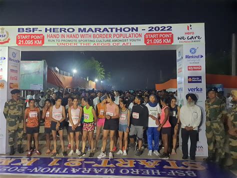 BSF PUNJAB FRONTIER On Twitter 29 10 2022 Amritsar BSF Half Marathon