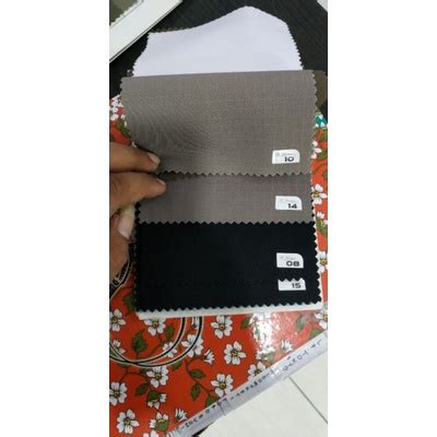 Jual Kain Stanwel Motif Kotak Ripstok Bahan Seragam Polisi Pdl Pdh