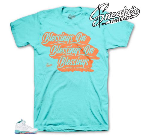 Jordan 5 Aqua Shirts