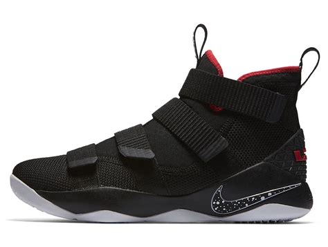 Available Now Nike Lebron Soldier 11 Black And Red Nike Lebron