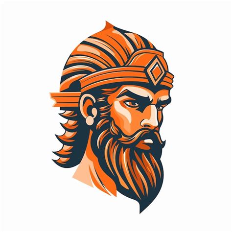 Premium Vector Gilgamesh Ancient Hero Logo Icon Design Template