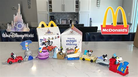 McDonalds Walt Disney 50th Anniversary Happy Meal Toys May 2022