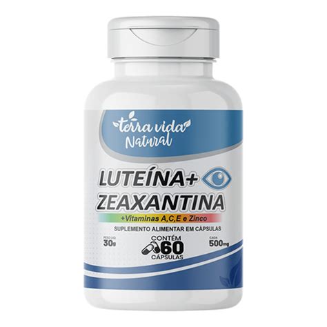 Lute Na Zeaxantina Vitaminas A C E E Zinco Terra Vida Natural