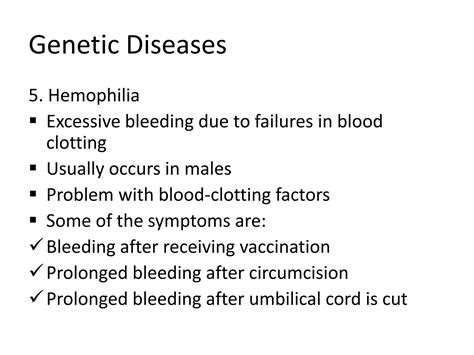 Genetic Diseases Ppt