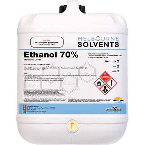 Buy Ethanol 70 Melbourne Solvents