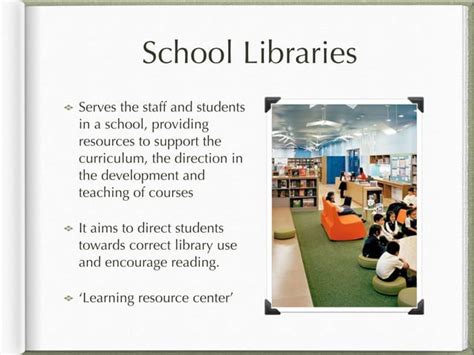 Types of Libraries: Public, Special, School, and Academic