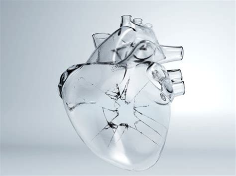 Broken Glass Heart Wallpaper