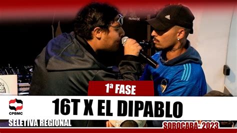 T X El Dipablo Fase Seletiva Regional Sorocaba Cpbmc