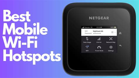 Top 5 Best Mobile Wi Fi Hotspots 2023 Stay Productive Anytime Anywhere Youtube