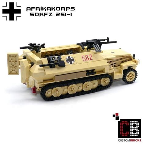 Custombricks De Lego Ww Wwii Afrikakorps Afrika Korps Wehrmacht Sd