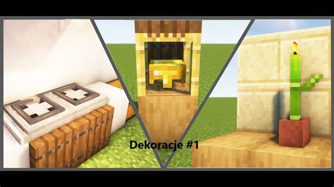 Szybkich Eleganckich Dekoracji W Minecraft Youtube