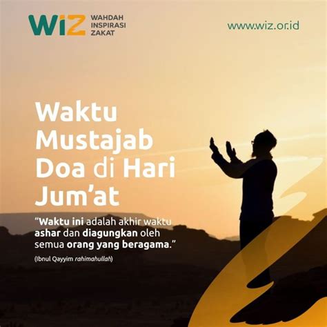 Berdoa Di Hari Jumat Wahdah Inspirasi Zakat