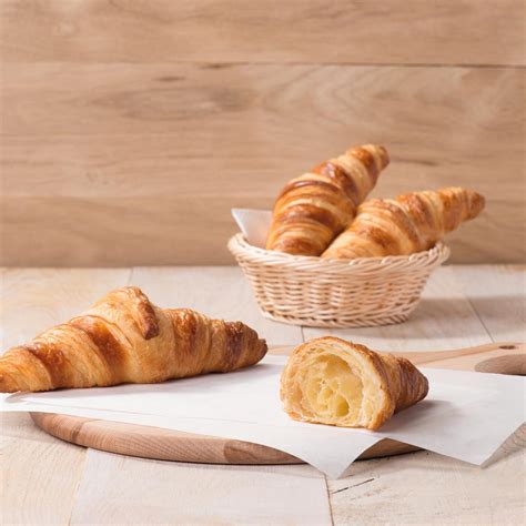 Croissant prépoussé Les Secrets du Fournil 80 g Fiche produit Coup