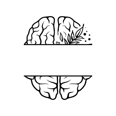 Premium Vector Mental Health Brain Vector Illustration