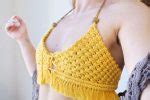 12 Easy DIY Macrame Bikini Top Beach Dress Tutorials Macrame For