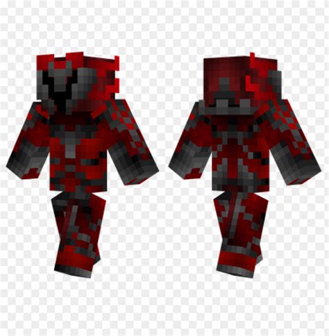 Minecraft Skins Red Armour Skin Png Transparent With Clear Background