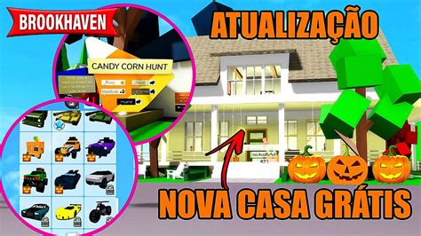 ATUALIZAÇÃO BROOKHAVEN NOVA CASA GRÁTIS NOVOS CARROS CAÇA AOS DOCES