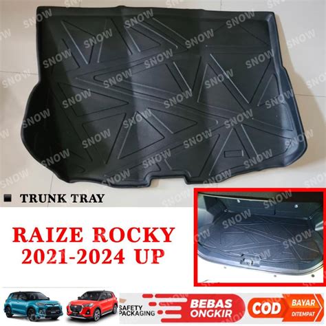 Jual Trunk Tray Bagasi Karpet Belakang Raize Rocky 2021 2023 2024 Hitam