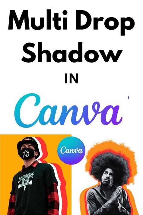 Create Multi Drop Shadow With Canva Canva Tutorial Canvas Learning