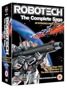 Robotech Complete Saga Box Set DVD Amazon Co Uk Robotech DVD