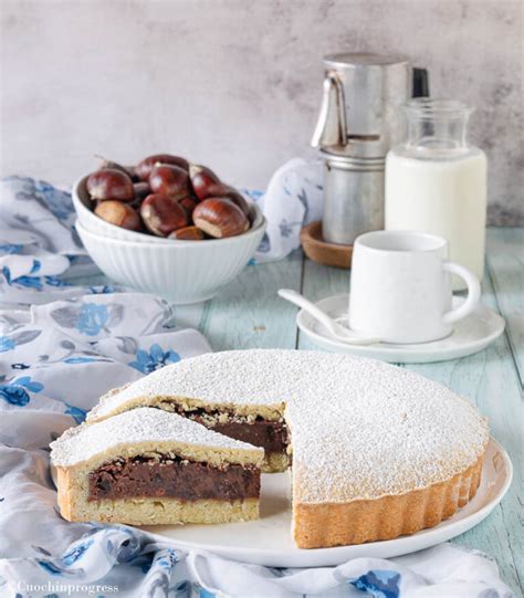 Crostata Di Castagne E Cioccolato Dolce Autunnale Facile E Buonissimo