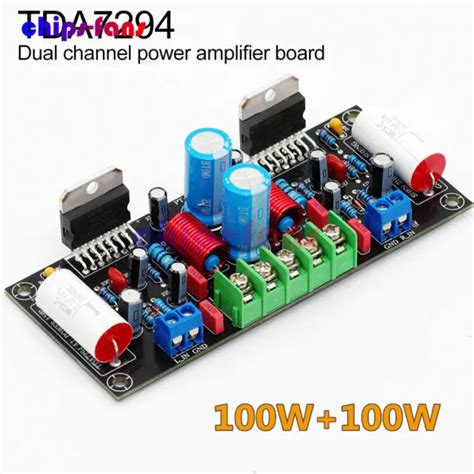 DUAL CHANNEL TDA7294 Audio HIFI Power Amplifier Board DIY Parts Kit PCB