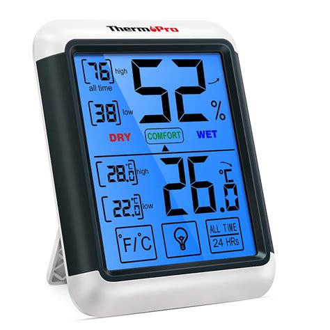 ThermoPro TP55 Thermomètre Numérique Hygromètre Intérieur Indicateur D