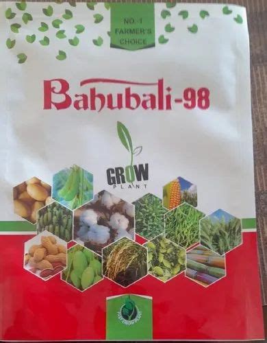 Bio Tech Grade Packaging Size 10 Kg Bahubali 98 Plant Growth Promoter For Agriculture Target