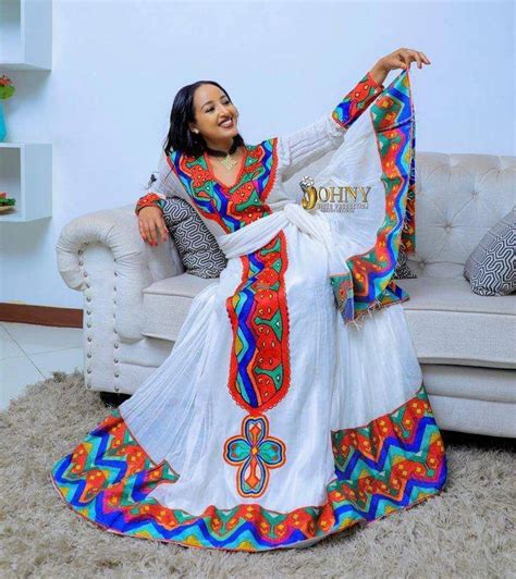 Eritrean And Ethiopian Habesha Traditional Dress East Afro Dress