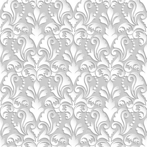 Vector Damask Seamless Pattern Background Decor Pattern Cut Background Image And Wallpaper