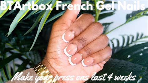 Trying The Btartbox French Gel Nails How To Make Press On Nails Last