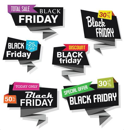 Black Friday Badges Vector Art At Vecteezy