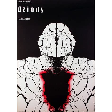 Dziady Polish Theater Poster Cieslewicz