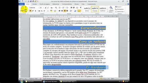 Word Selecci N De Texto Formato De Texto Y P Rrafo Copiar