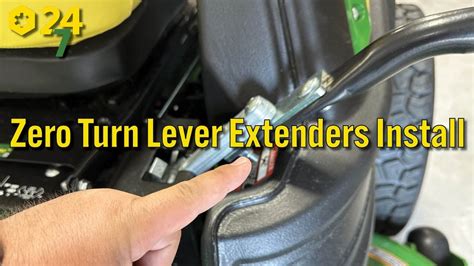 How To Install Control Lever Extenders On John Deere Zero Turn Mower