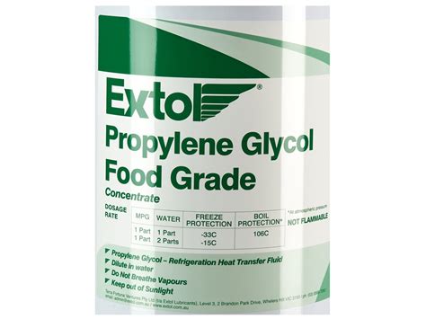 Extol Glycol Propylene USP Food Grade 215ltr from Reece