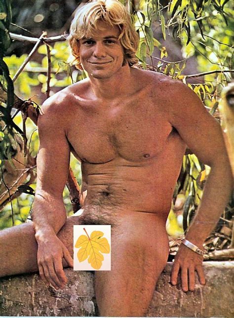 Matted Naked Photograph X Vintage Handsome Blonde Muscular Dude In