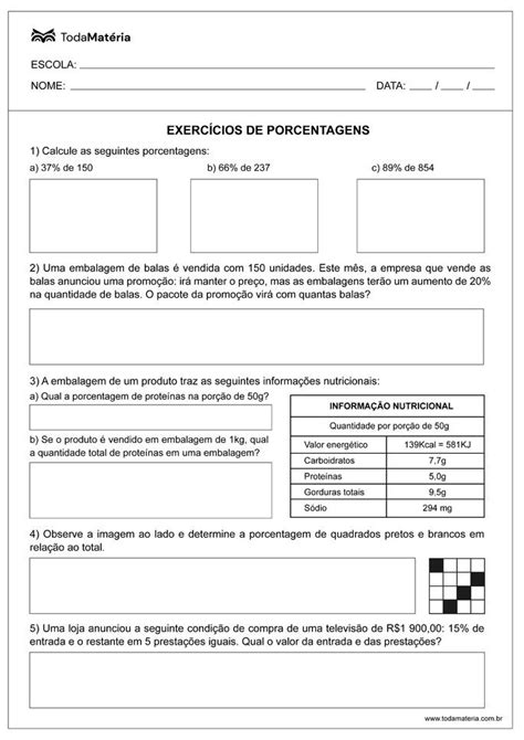 Planos De Aula De Matemática Para O 6º Ano Toda Matéria