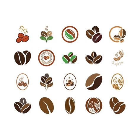 coffee bean icon vector 8566387 Vector Art at Vecteezy