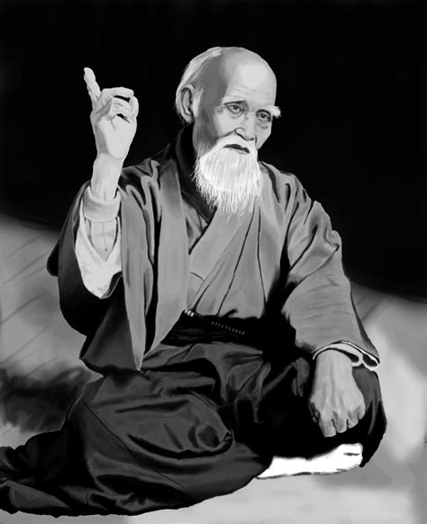 Morihei Ueshiba by Jarek82 on DeviantArt