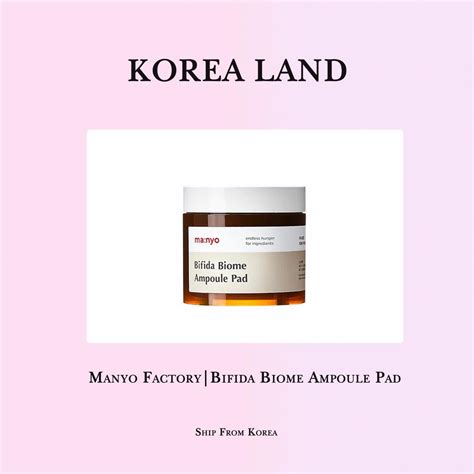 Manyo Factory | Bifida Biome Ampoule Pad (70 Sheets) | Shopee Singapore