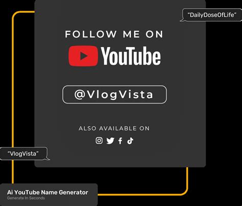 Youtube Name Generator Create Channel Identity