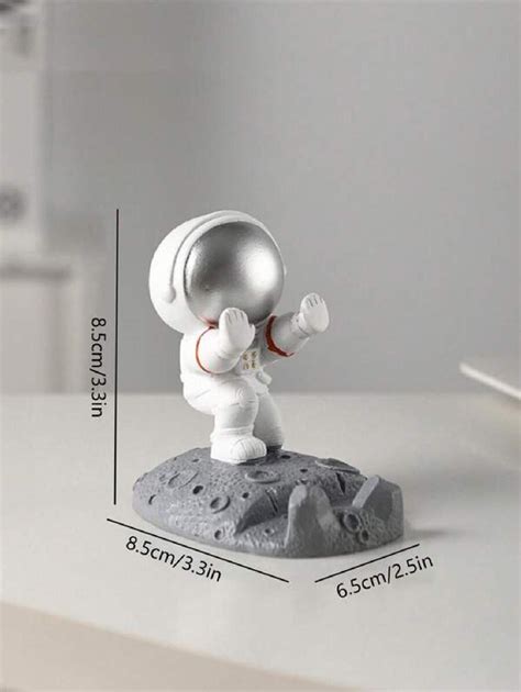 1pc Astronaut Decor Desktop Phone Holder Shein Usa